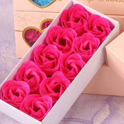 Double Heart Rose Soap Flower