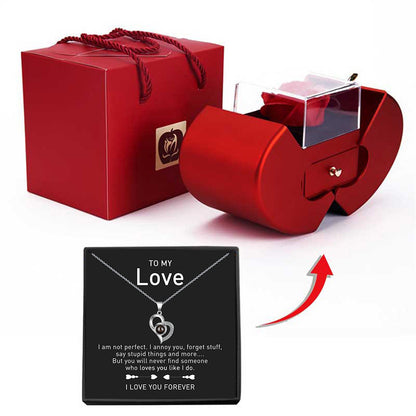 Rose and Love necklace box